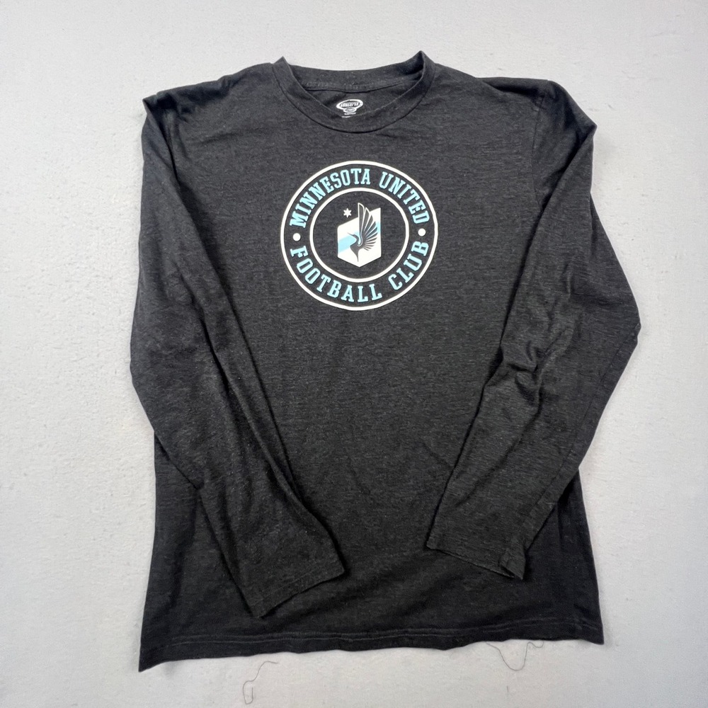 Concepts Sport Minnesota United FC Shirt Mens Large Grey Long Sleeve MLS Soccer